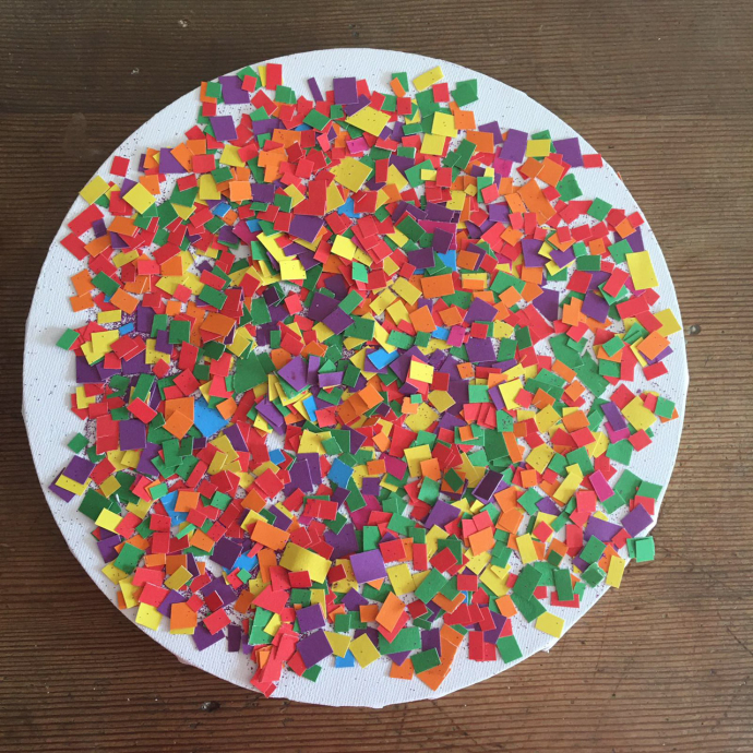 Confetti Collage by Harris, aged 8