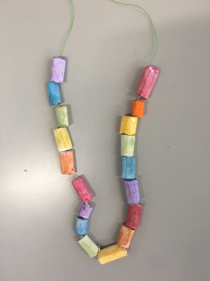 Paper Necklace by Samar, aged 9
