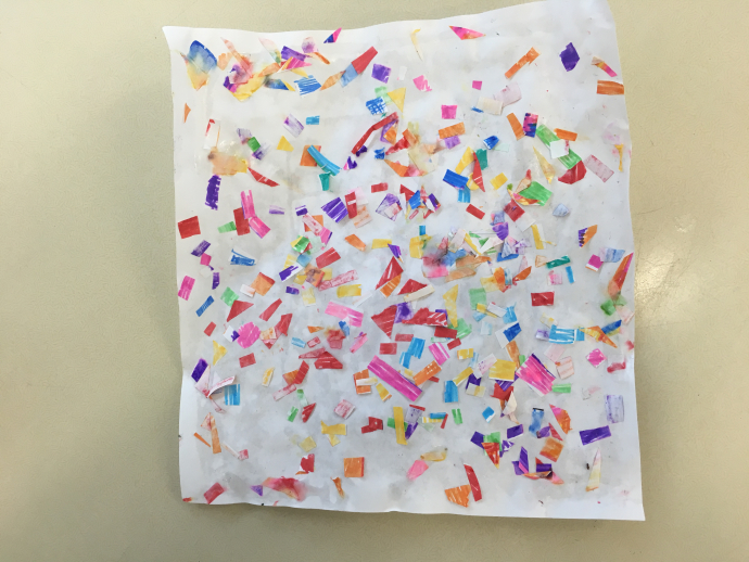 Confetti Collage by Sara, aged 10
