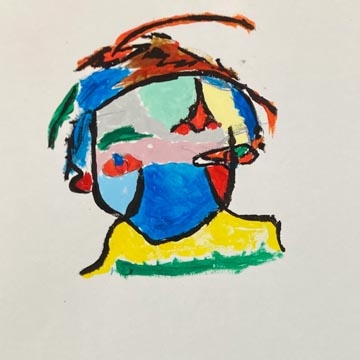 Two Blind Portraits by Sylvie